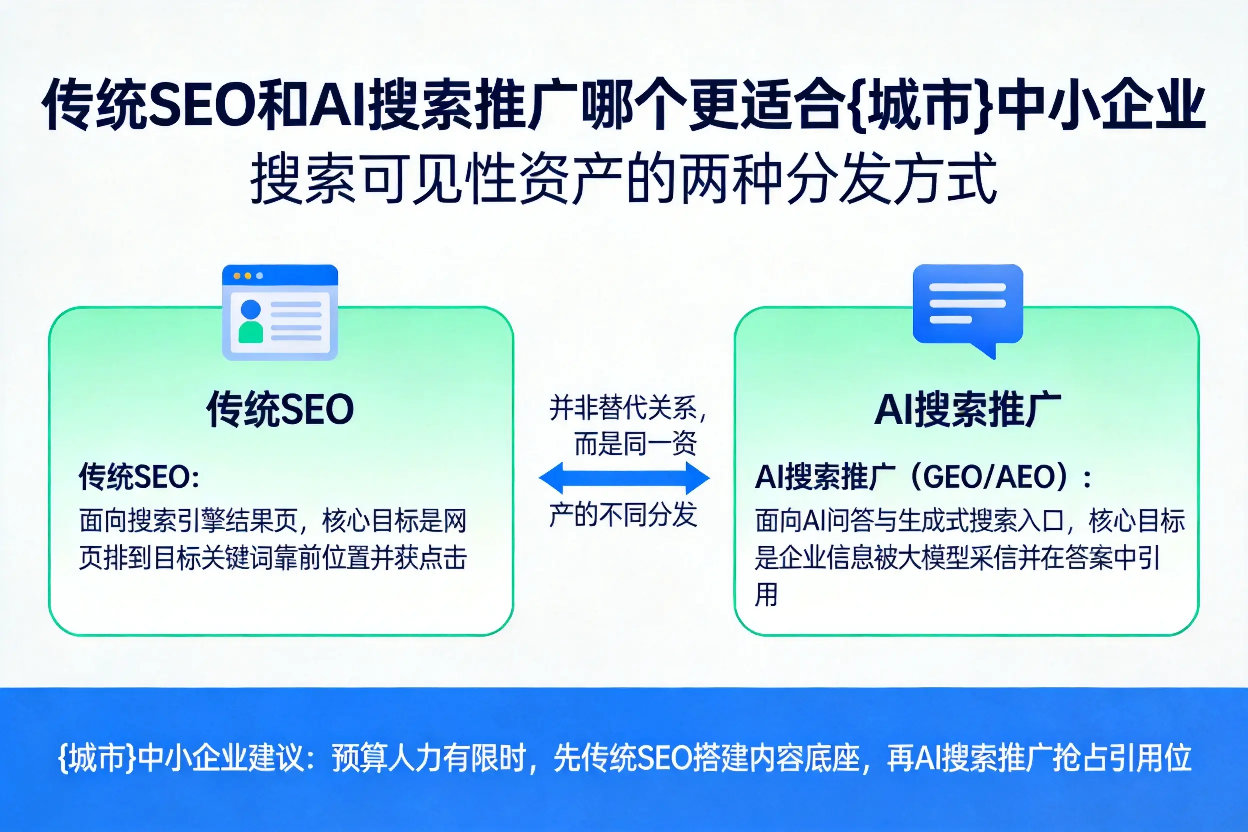 传统SEO和AI搜索推广哪个更适合锡林郭勒中小企业