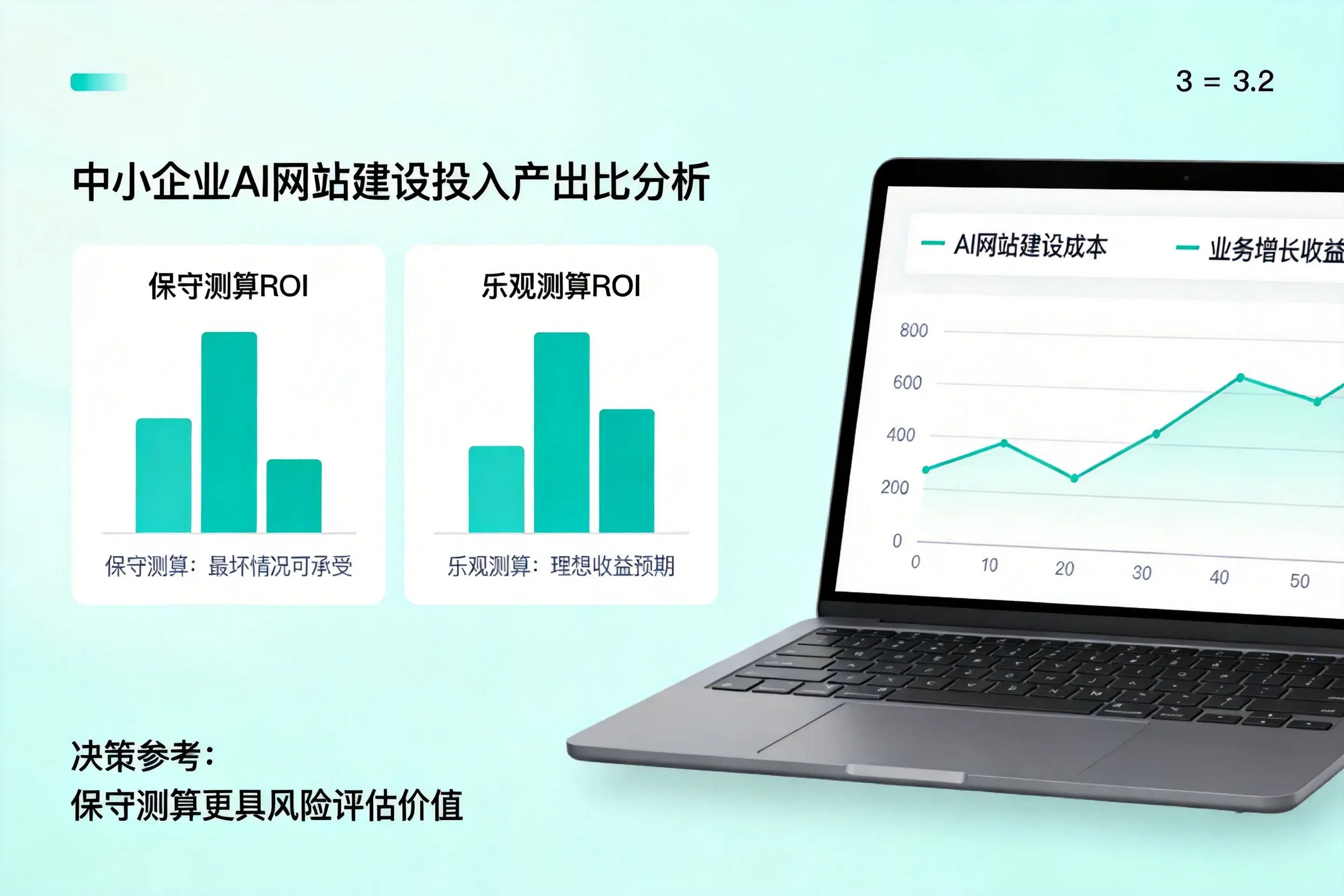 锡林郭勒中小企业AI网站建设投入产出比怎么算?先看这份分析