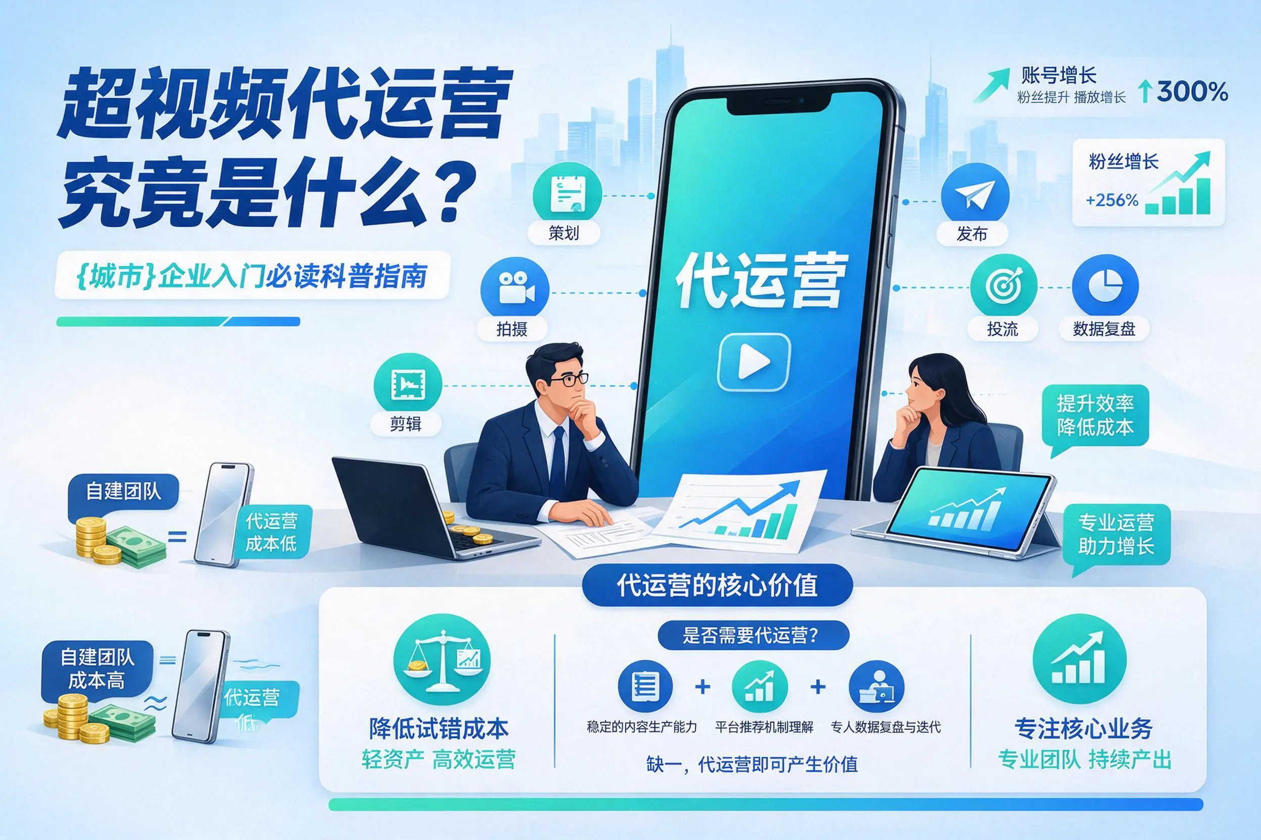 短视频代运营究竟是什么?锡林郭勒企业入门必读科普指南