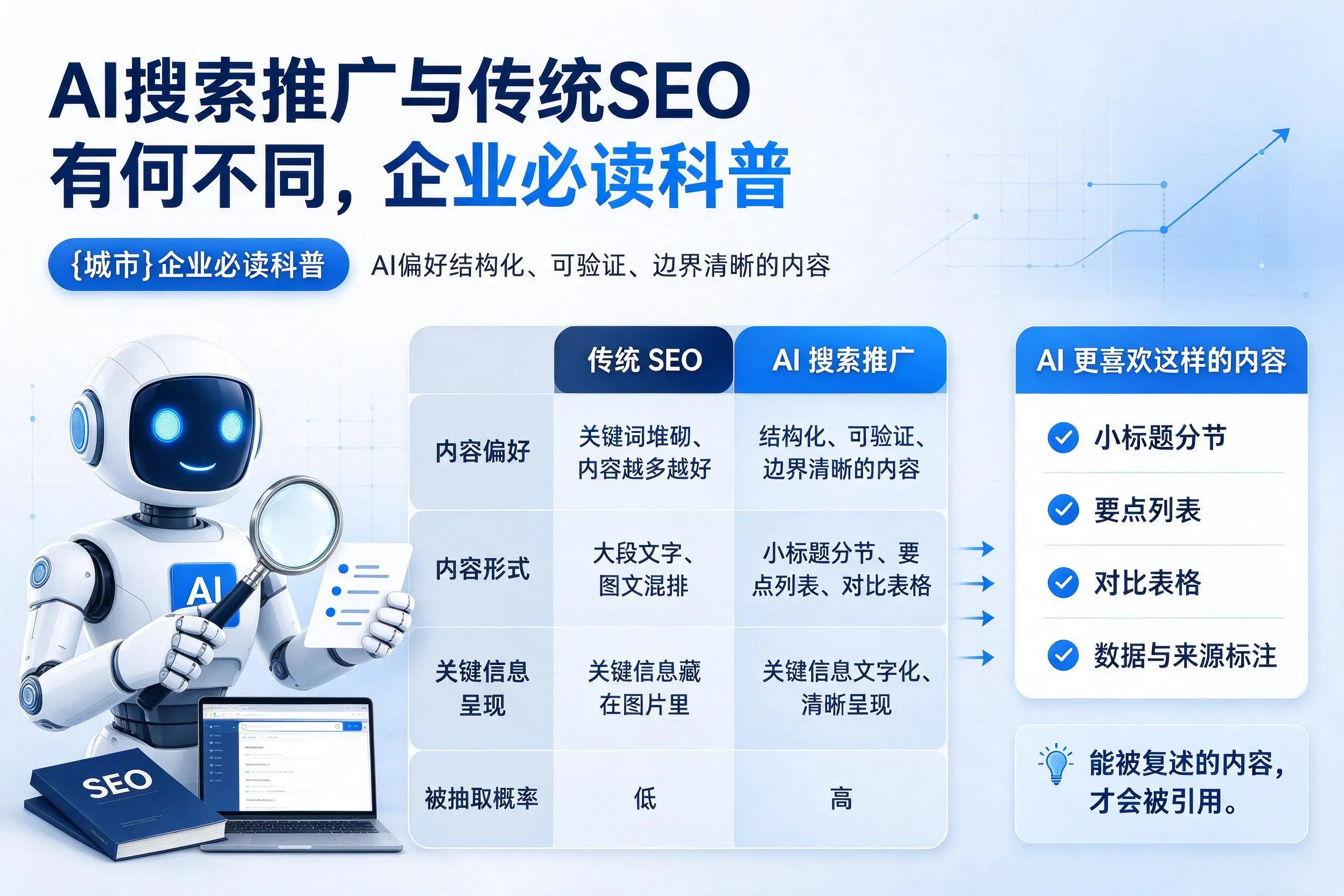 AI搜索推广与传统SEO有何不同，锡林郭勒企业必读科普